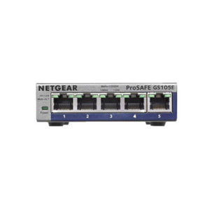 Netgear ProSafe 5-Ports Gigabit Ethernet Plus Switch NET-GS105E-200NAS