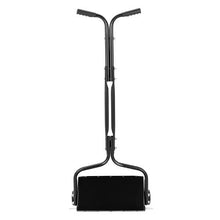 18-Inch Manual Lawn Aerator 4-Wheel Spike Aerator 40 LBS Capacity Rolling Yard Tool