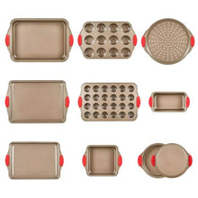 Carbon Steel Cookware Sheets Baking Pans Set Oven Bakeware Cooking Sets for Baking (10-Piece)