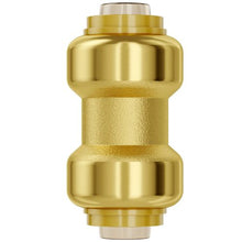 3/4" Brass Straight-Through Push-Fit for Air System Pipe Fittings (12PCS)
