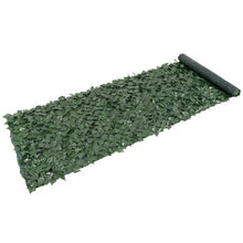 39" x 158" Dark Green Ivy Fence with Mesh Backing & Strengthened Joints – Artificial Greenery Privacy Screen Dark Green Backcloth JNF010 JNF010