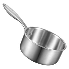 1.5 QT Stainless Steel Saucepan with Glass Lid for Oven Dishwasher Induction Cooker