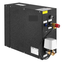 4KW Home Steam Shower Generator with Controller Auto Drain (Black)