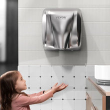 Heavy Duty Commercial Hand Dryer - 1300W High-Speed Stainless Steel Blower | 120V Plug-In/Hardwired | Perfect for Business Restrooms