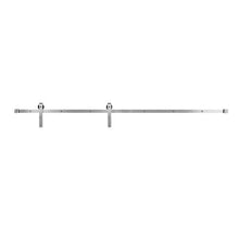 8FT Barn Door Hardware Kit with J-Shape Rollers 330 lbs Capacity Fits 42"-48" Single Sliding Doors