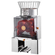 120W Commercial Orange Juicer Automatic Feeding 25 Oranges/Min Stainless Steel