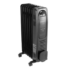 1500W/L Electric Oil Filled Radiator with LED Screen, Over-Heat Protections for Indoor Use