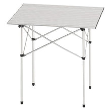 Portable Folding Camping Table – Lightweight Aluminum Table with Carry Bag (Silver)