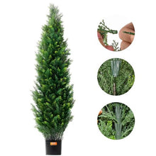 60 Inch Topiary Tree Faux Plant UV Decor Indoor and Outdoor Artificial Cedar SM-BS-150 (Pack of 5)