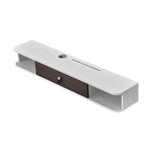 47 In Floating TV Stand Wall Mount Entertainment Center with Cable Hole Modern TV Shelf with Storage Cabinet - (White)