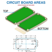 Mother Board Fixing Storage Box Almond ,Hand Held Enclosure With Removable End Panel H65AL