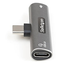 USB C Audio & Charge Adapter 3.5mm TRRS Headphone and 60W USB Type Metal