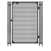 4 x 2.5 FT Pool Fence Gate with Lockable Latch (Black)