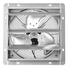 12-Inch Shutter Exhaust Fan 1347 CFM Steel AC Motor with Automatic Louvers