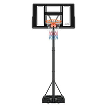 44 inch Portable Basketball Stand Adjustable Basketballs Goal System with Built-in Rolling Wheels for Kids Teens  Adults