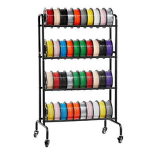 4-Tier 3D Printer Filament Storage Rack with Wheels (Shelf Only)