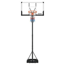 48 inch 5.25 to 10 ft Height Adjustment  Portable Basketball Stand for Kids Teens Adults in Driveways Pools