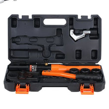 Copper Pipe Crimping Tool with 1/2", 3/4", 1" Jaws Copper Tube Fittings Pipe Crimpers for Narrow Spaces and Tee Fittings