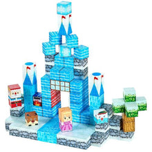 150PCS Magnetic Glacier Castle Blocks, STEM Building Toy for Kids Ages 3+