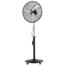24-Inch Industrial Pedestal Fan - 6,800 CFM High Velocity 3-Speed Oscillating Standing Fan