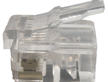 Vertical Cable RJ12 6 Position Telephone Plug 009-008/66R-100 (Pack of 100)