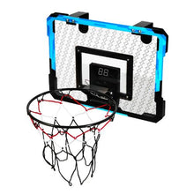 Ages 3+ Mini Kids Basketball Hoop with Electronic Scoreboard, LED Lights & Music, Over-the-Door Toy for Kids