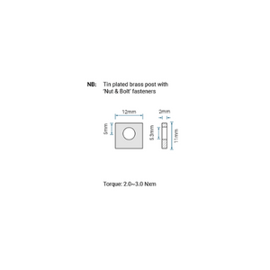 12V 12Ah F2/NB1 Terminal SLA Rechargeable Battery PS-12120