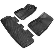 Tesla Model Y Floor Mats 2021–2024 5-Piece TPE All-Weather Liners Custom Fit (Black)