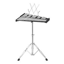 32-Note Glockenspiel Xylophone Set with Adjustable Stand, Mallets & Bag