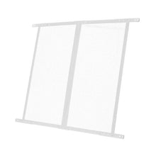 24 × 26 Inch RV Screen Door Protector Aluminum Alloy Grille Breathable Mesh (White)