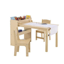 Kids Activity Table Set with Storage Cabinet