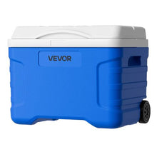 21 Qt Rolling Hard Cooler with Wheels Leak-Resistant 48-Hour Ice Retention Insulated Ice Chest