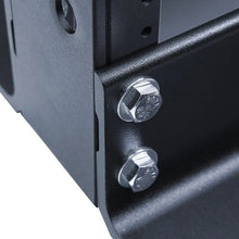 2 Post 7 Foot Aluminum Network Rack Black 34-100807-GRU1K