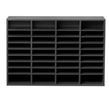 36 Compartment Desk Literature Organizer File & Mail Sorter – (Grey)