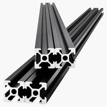 0.19 In Aluminum Extrusion Anodized Linear Rail T Slot 1200 mm 2020-120-4 (Pack of 4)