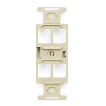 4-Port QUICKPORT Duplex Type 106 Insert Ivory 41087-QIP