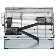 29.5"x17.3"x24" 360° Hamster Cage – Ventilated Habitat with Water Bottle