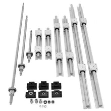1050 mm Linear Rail Set+3 Ballscrew -350/650/1050mm CNC Set Support Liner RM1605