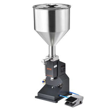 Pneumatic Liquid Filling Machine 5–50ml Stainless Steel Filler with Foot Pedal