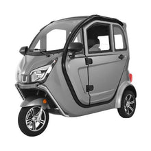 3-Wheel Enclosed Mobility Scooter 650 LBS 3-Seater 1500W 37-Mile Range All-Terrain