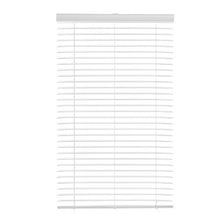 2" Faux Wood Blinds 34.5" W x 60" H Cordless White Room Darkening