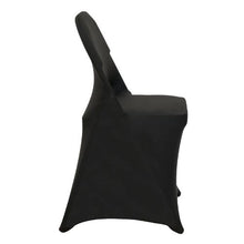 100-Pack Stretch Spandex Folding Chair Covers Universal Fit Washable (Black)
