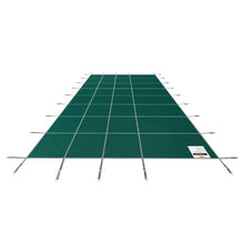 20x42 ft Inground Pool Safety Cover Mesh Winter Cover with Hardware (Green)