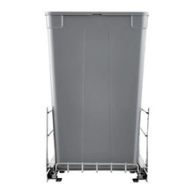 50 QT x2 Pull-Out Trash Bin Heavy Duty Kitchen Waste & Recycling with Soft Close Slide (Grey)