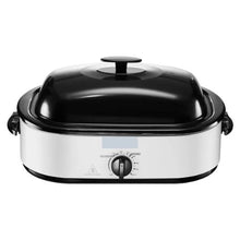 18QT Electric Roaster Oven 150–450°F Adjustable Temperature Self-Basting Lid Removable Pan & Rack