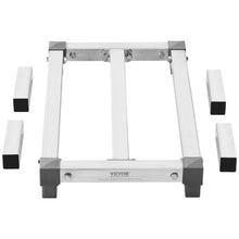 24 x 14” Aluminum Dunnage Rack, 1000 lbs Capacity, Adjustable Storage for Restaurants & Kitchens (Assembled Type)