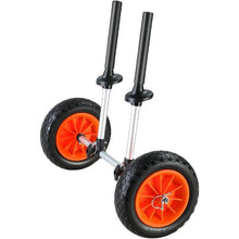 Heavy Duty Kayak & Canoe Cart – 280 lbs Detachable 10" Solid Tires, Adjustable Width Foam Protection