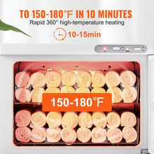 23L Hot Towel Warmer 2in-1 All Around towel Heating System With Holds 50–60 Towels Hot Cabinet