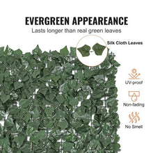 96 x 72 Inch Greenery Ivy Fence Screen with Mesh Backing – Outdoor Artificial Green Wall