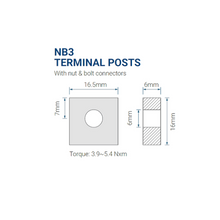 12V 33Ah NB/NB3 Terminal SLA Rechargeable Battery PS-12330
